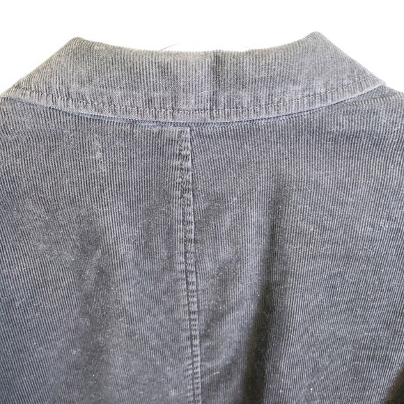 Calvin Klein Jeans Corduroy Jacket Women’s Size XL Black Long Sleeve Button Up - Picture 9 of 12